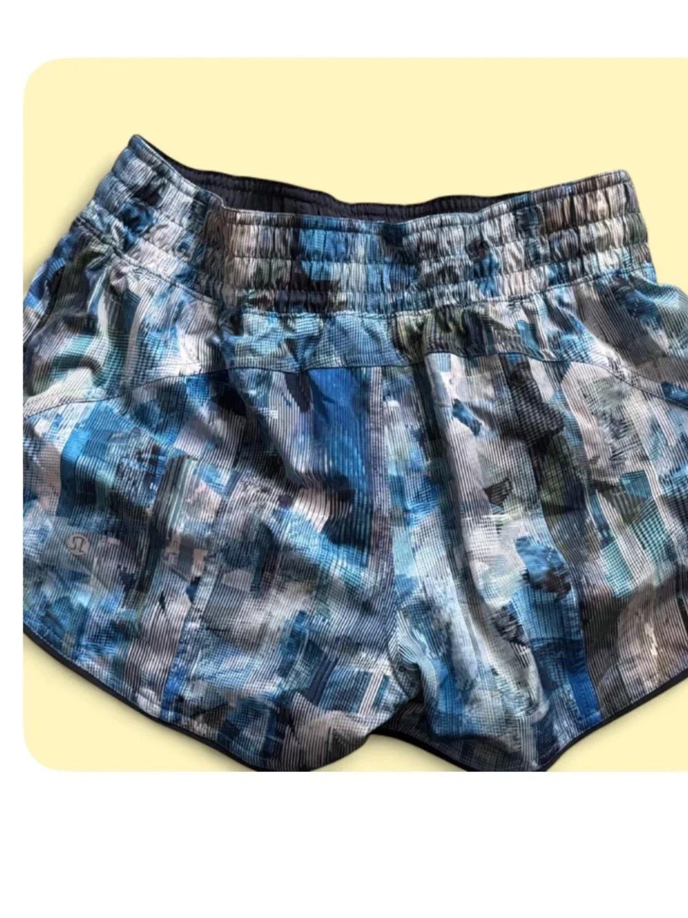lululemon athletica Blue Multi Athletic Shorts